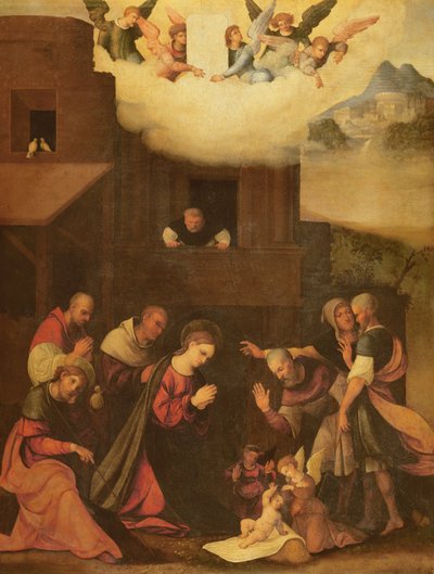 Adoration des bergers, c.1520-24 - Lodovico Mazzolino